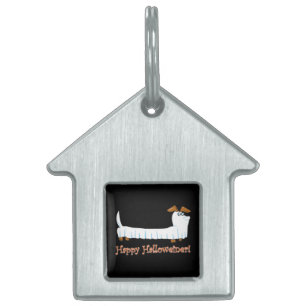 Happy Halloween Dachshund Pet Tag