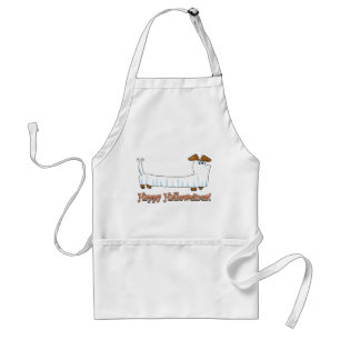 Happy Halloween Dachshund Standard Apron