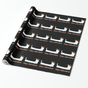 Happy Halloween Dachshund Wrapping Paper