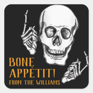 Happy Halloween dad joke Square Sticker