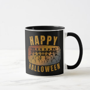 HAPPY HALLOWEEN DANCING SKELETON MUG