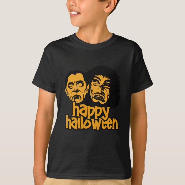 Happy Halloween Dark Shirt (Front)