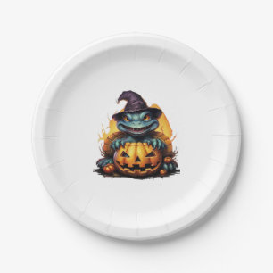 Happy Halloween Day - Funny Halloween Classic T-Sh Paper Plate