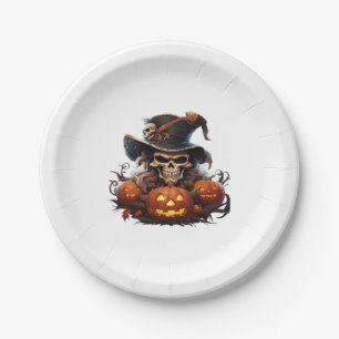 Happy Halloween Day - Funny Halloween Classic T-Sh Paper Plate