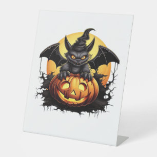 Happy Halloween Day - Funny Halloween Classic T-Sh Pedestal Sign