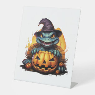 Happy Halloween Day - Funny Halloween Classic T-Sh Pedestal Sign
