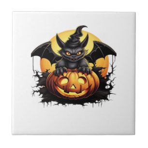 Happy Halloween Day - Funny Halloween Classic T-Sh Tile
