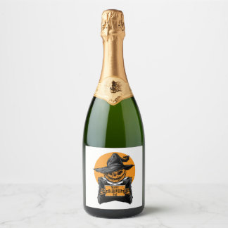 happy halloween day t shirt halloween sparkling wine label