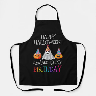 Happy Halloween Day T Shirthappy halloween and it Apron
