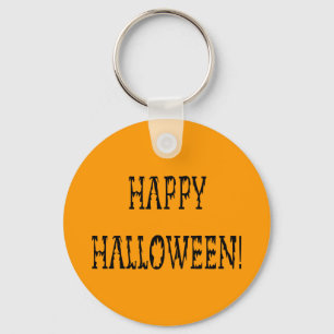 Happy Halloween Deadworld Text Key Ring
