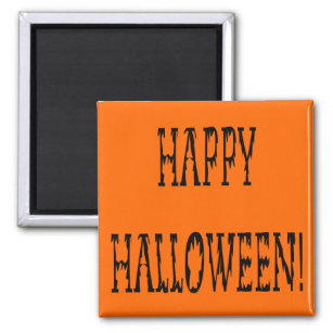 Happy Halloween Deadworld Text Magnet