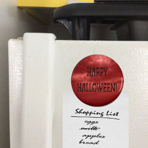 Happy Halloween Deadworld Text Magnet