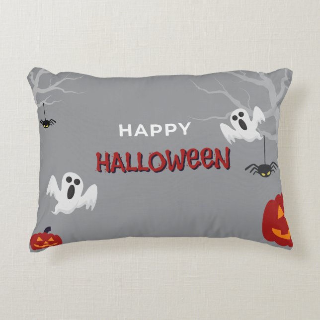 HAPPY HALLOWEEN DECORATIVE CUSHION (Front)