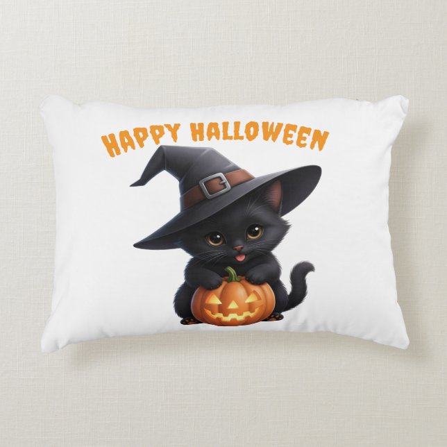 Happy Halloween Decorative Cushion (Front)