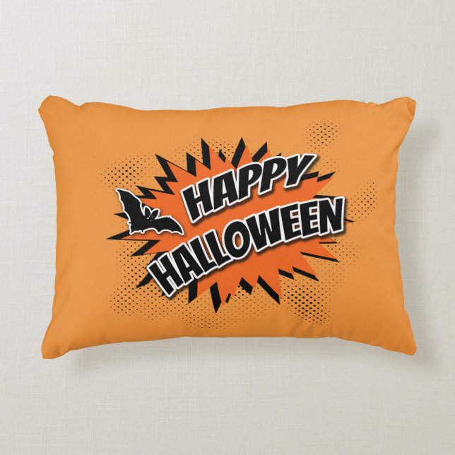 Happy Halloween Decorative Cushion (Front)