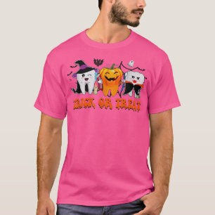 Happy Halloween Dental Squad Dental Pupmkin Spooky T-Shirt