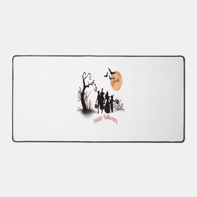 Happy Halloween Desk Mat (Front)