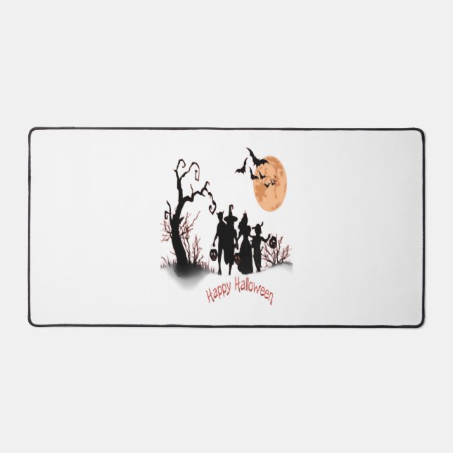 Happy Halloween       Desk Mat (Front)