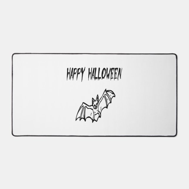 happy halloween                             desk mat (Front)