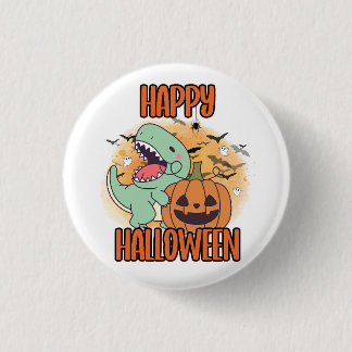 Happy Halloween Dino Pin