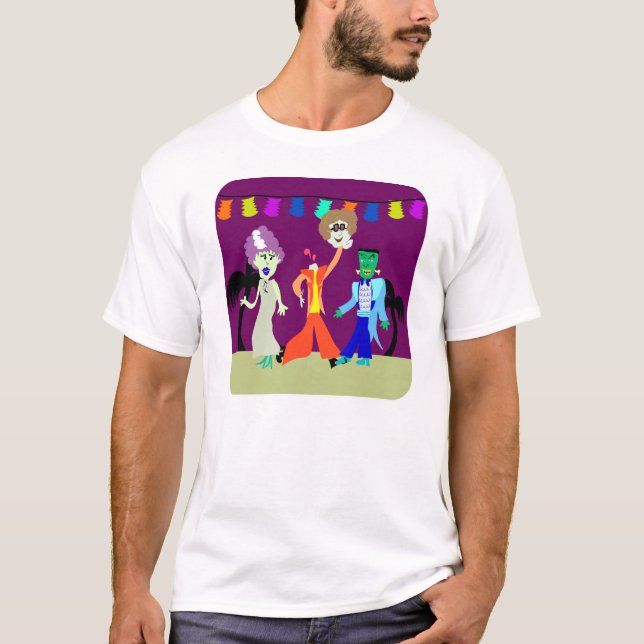 Happy Halloween Disco Party T-Shirt (Front)