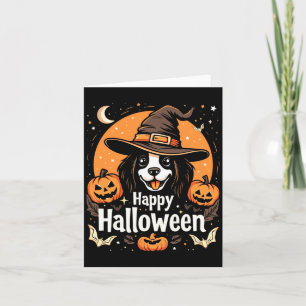 Happy Halloween Dog Long Sleeve Card
