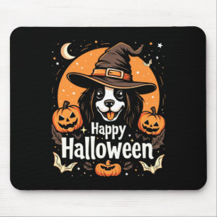 Happy Halloween Dog Long Sleeve Mouse Mat