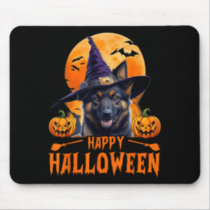 Happy Halloween Dog T-Shirt1 Mouse Mat