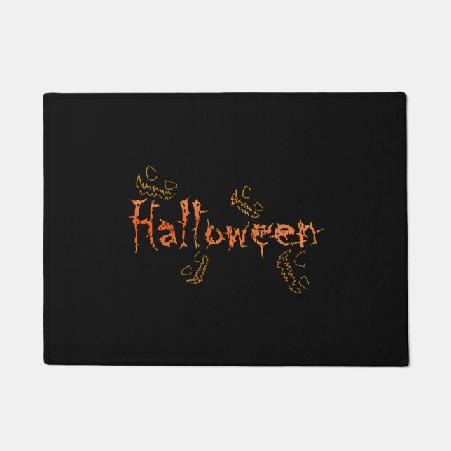 happy halloween           doormat (Front)