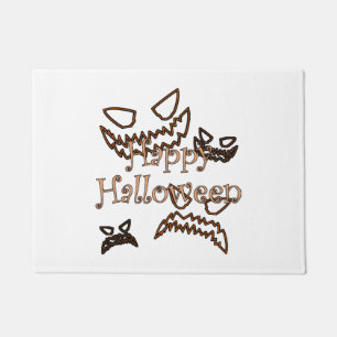 happy Halloween        Doormat