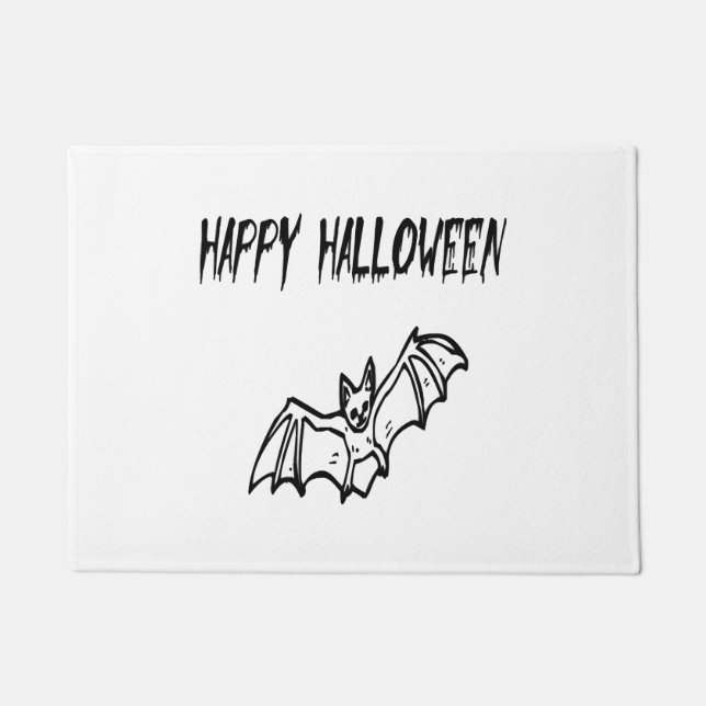 happy halloween                             doormat (Front)