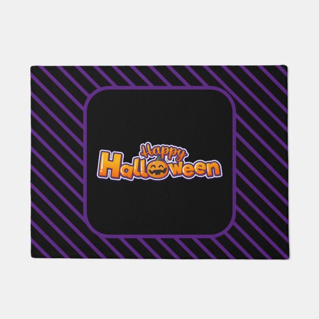 Happy Halloween  Doormat (Front)