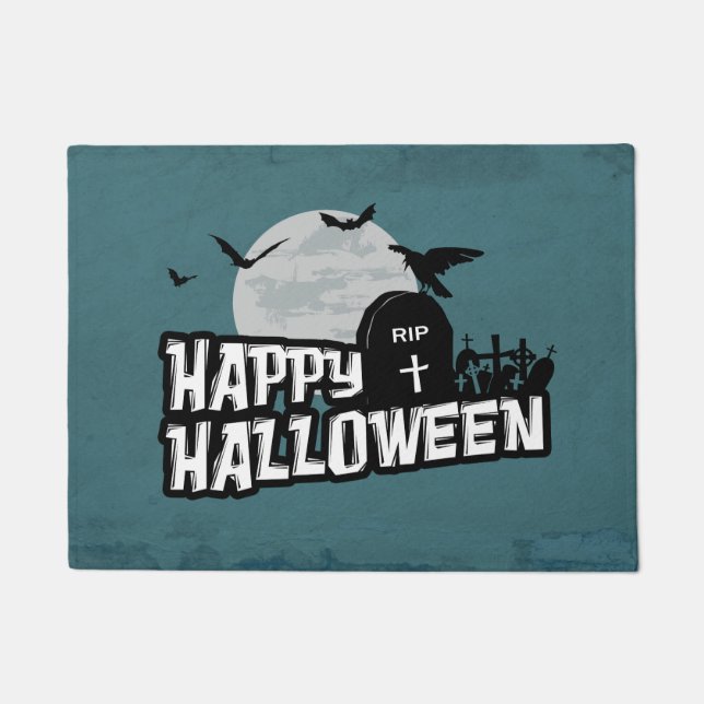Happy Halloween Doormat (Front)