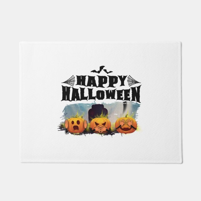 Happy Halloween                                    Doormat (Front)