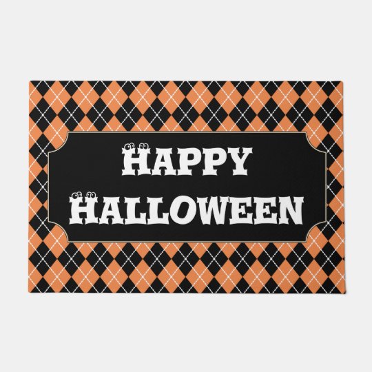 Happy Halloween Doormat Rug Decor