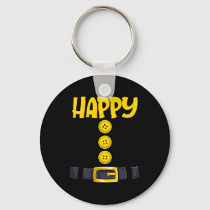 Happy Halloween Dwarf Costume Colour Matching Key Ring