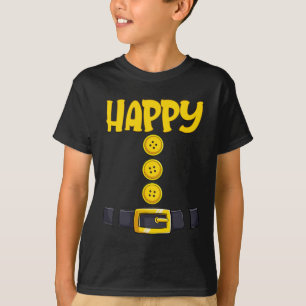 Happy Halloween Dwarf Costume Colour Matching  T-Shirt