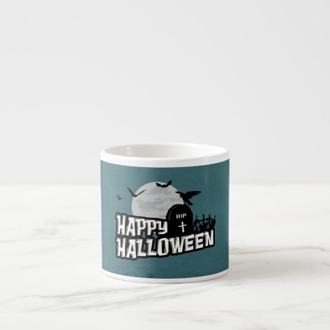 Happy Halloween Espresso Cup (Front)