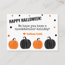 Happy Halloween Family Card