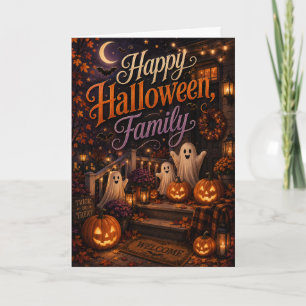 Happy Halloween Family Card