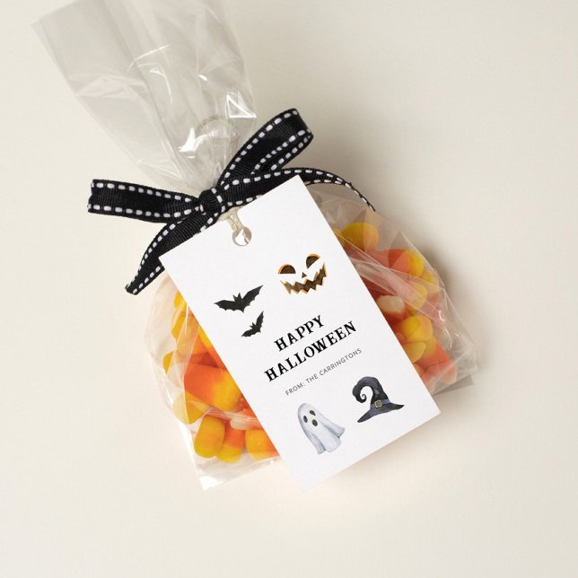 Happy Halloween Favour Tag Spooky Halloween Tag (Creator Uploaded)