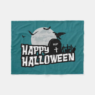 Happy Halloween Fleece Blanket