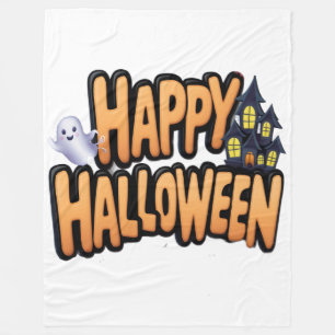 Happy Halloween  Fleece Blanket