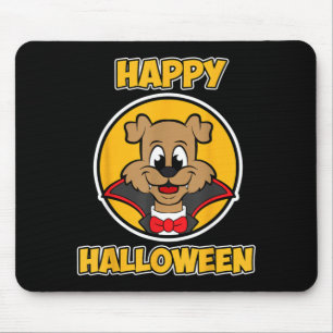 Happy Halloween For Dog Lover - Vampire Dog Mouse Mat