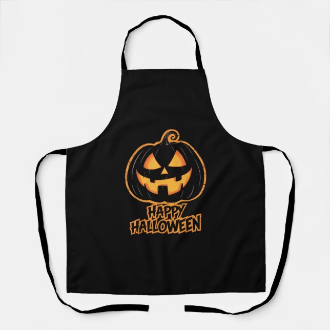 Happy Halloween for Men and Women - Pumpkin Apron (Front)