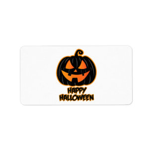 Happy Halloween for Men and Women - Pumpkin Hallow Label