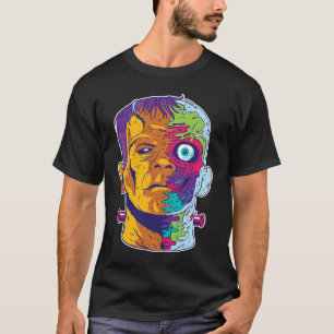 Happy Halloween Frankenstein Costume Party Dress T-Shirt
