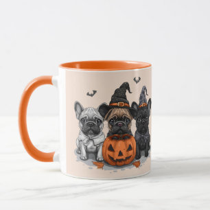 Happy Halloween French Bulldogs Mug