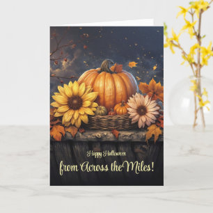 Happy Halloween from Across the Miles Fall Foliage Card