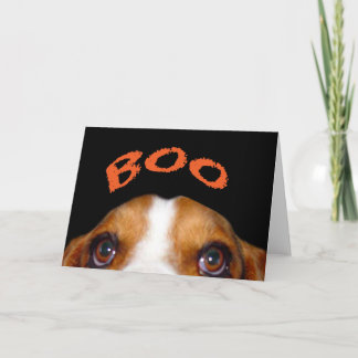 Happy Halloween from Holmes the Basset Hound Card
